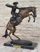 Bronco Buster by Frederic Remington Bronze 17" x 18"