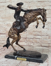 Bronco Buster by Frederic Remington Bronze 17" x 18"