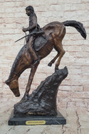 Mountain Man Frederic Remington Bronze Sculpture 21" x 17"