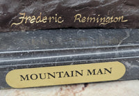 Mountain Man Frederic Remington Bronze Sculpture 21" x 17"