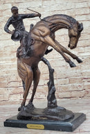 BRONCO TWISTER by Frederic Remington Western Cowboy Bronze Statue Sculpture 20" x 20"