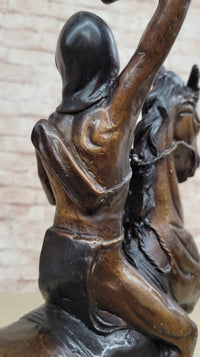 SCALP Frederic Remington Bronze Sculpture Native American 19" x 21"