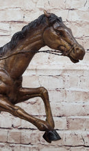 Native American WARRIOR on Horseback by Frederic Remington Bronze Statue Sculpture 18" x 21"