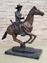 Trooper of the Plains by Frederic Remington Bronze 17" x 19"