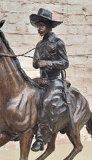 Trooper of the Plains by Frederic Remington Bronze 17" x 19"