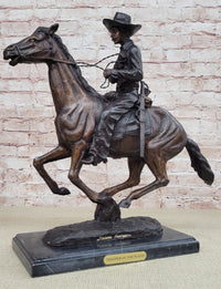 Trooper of the Plains by Frederic Remington Bronze 17" x 19"