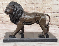 Hot Cast Bronze Hunting Lion Puma Lioness Jungle Safari Sculpture