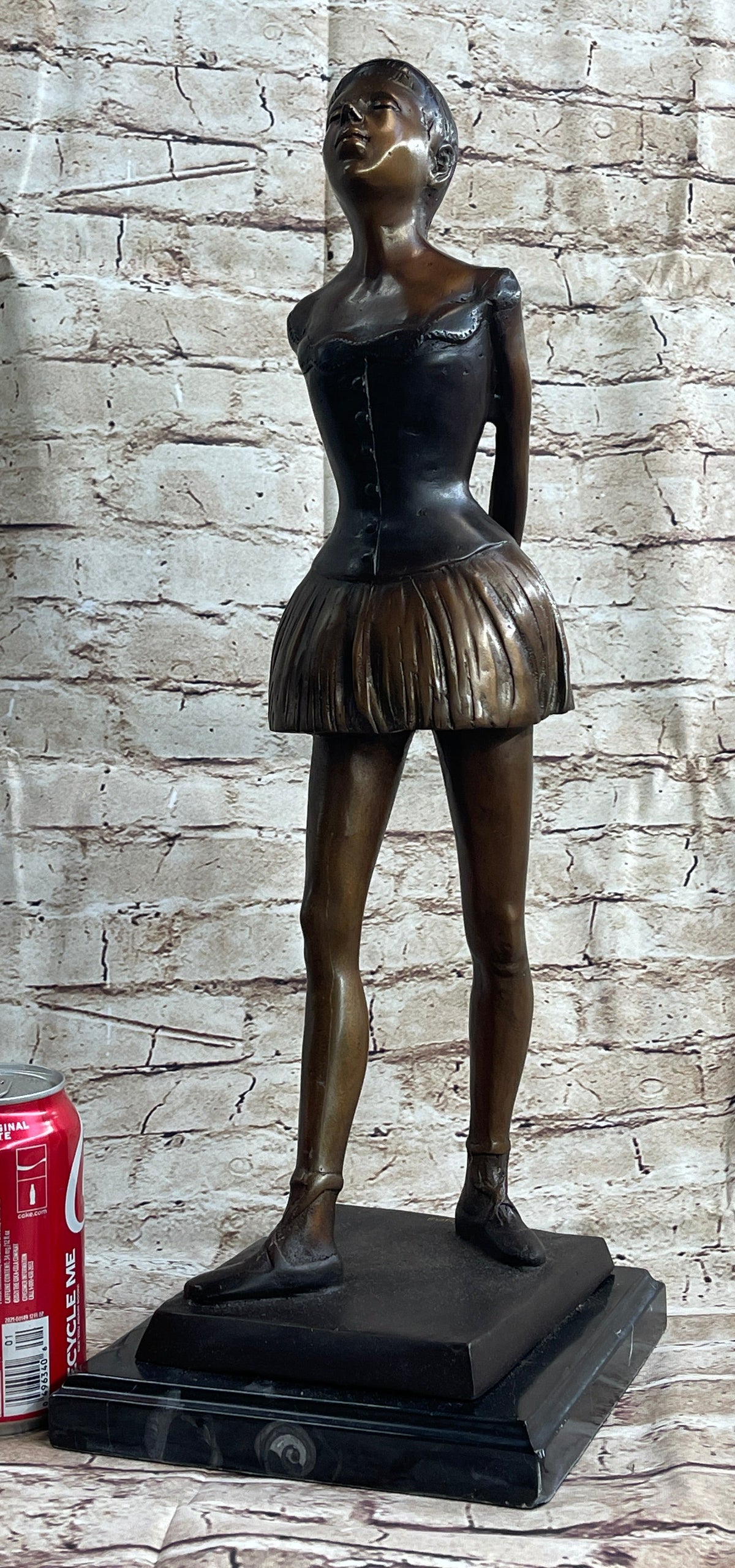 Tribute to Degas Little Ballerina Bronze Sculpture