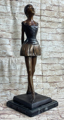 Tribute to Degas Little Ballerina Bronze Sculpture