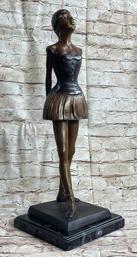 Tribute to Degas Little Ballerina Bronze Sculpture