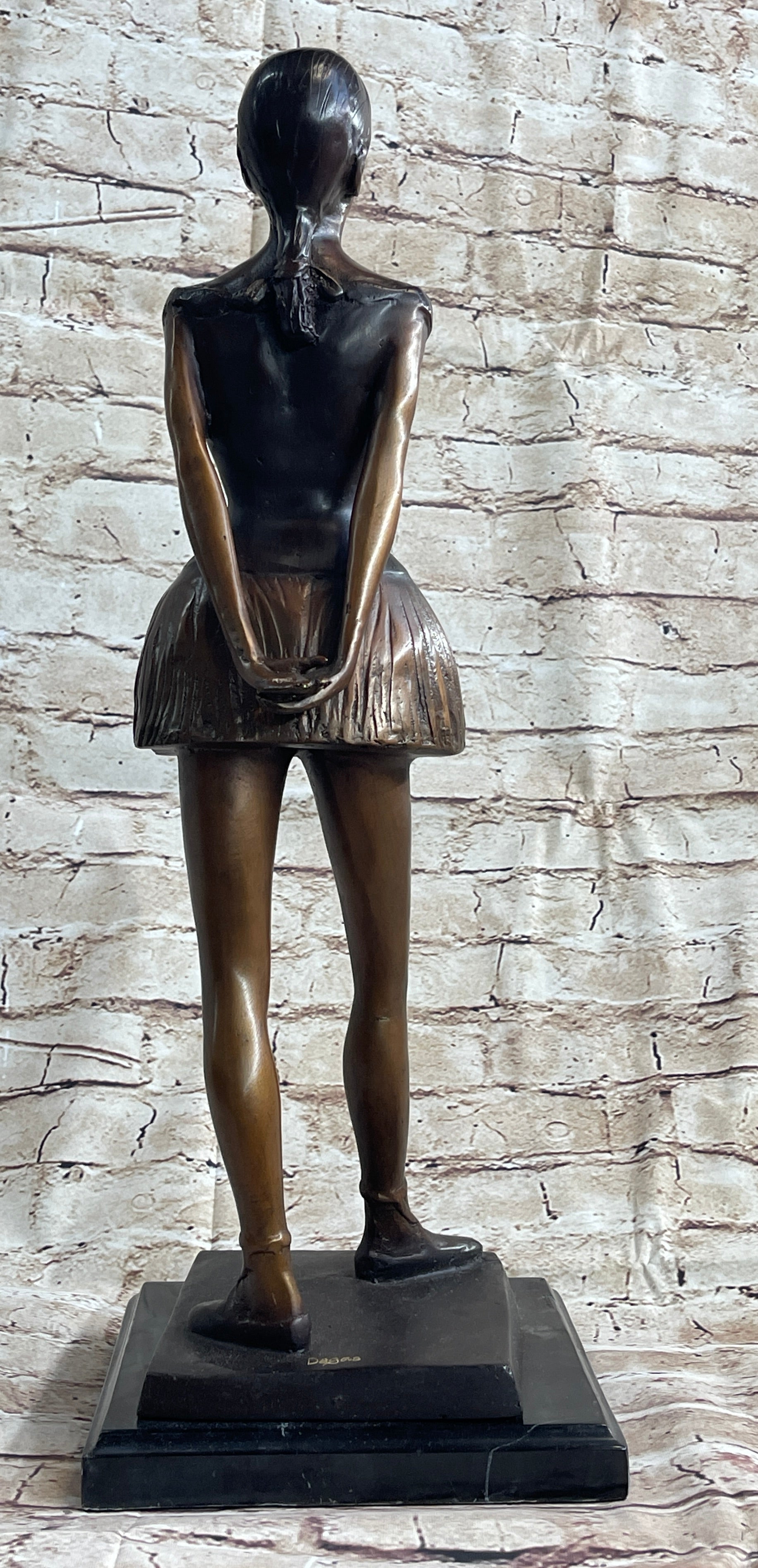 Tribute to Degas Little Ballerina Bronze Sculpture