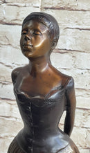 Tribute to Degas Little Ballerina Bronze Sculpture