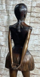 Tribute to Degas Little Ballerina Bronze Sculpture