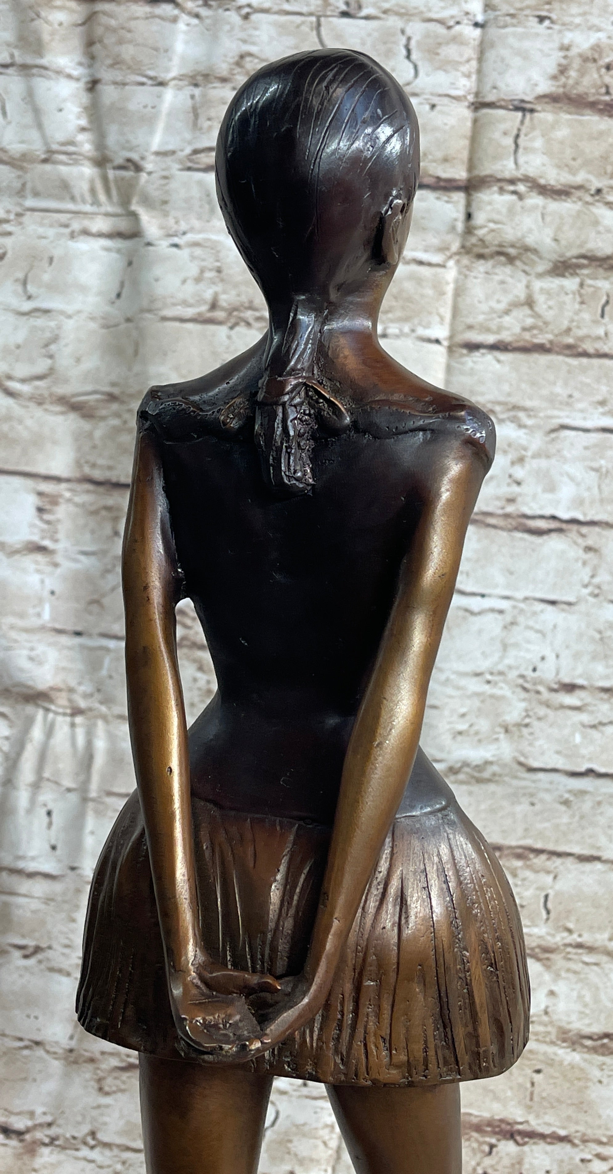 Tribute to Degas Little Ballerina Bronze Sculpture