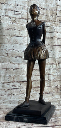 Tribute to Degas Little Ballerina Bronze Sculpture