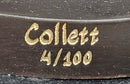 Signed Limited Edition Collette Art Deco Style Female Woman Bronze Sculpture