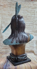 Lakota Indian Chief Sitting Bull Bronze Bust 38" x 24"