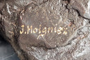 American Bald Eagle Bronze Sculpture by Moigniez on Marble Base