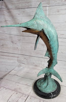 Marlin Fish Bronze Sculpture Nautical LTD Ed. 26" x 15"