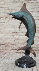 Marlin Fish Bronze Sculpture Nautical LTD Ed. 26" x 15"