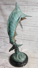 Marlin Fish Bronze Sculpture Nautical LTD Ed. 26" x 15"