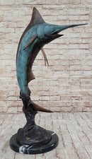 Marlin Fish Bronze Sculpture Nautical LTD Ed. 26" x 15"