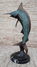 Marlin Fish Bronze Sculpture Nautical LTD Ed. 26" x 15"