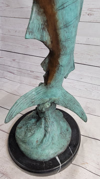Marlin Fish Bronze Sculpture Nautical LTD Ed. 26" x 15"