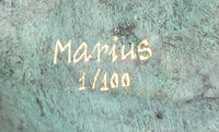 Marlin Fish Bronze Sculpture Nautical LTD Ed. 26" x 15"