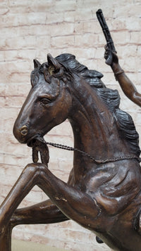 WAR CHIEF Native American Bronze Sculpture 24" x 23"