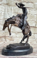 Bronco Buster Bronze by Frederic Remington 10" x 9"