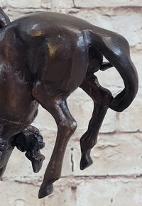 OUTLAW by Frederic Remington Western Bronze Statue Sculpture Cowboy Horse 10" x 9"