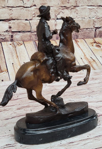 Trooper of the Plains by Frederic Remington Bronze Sculpture 10" x 10"