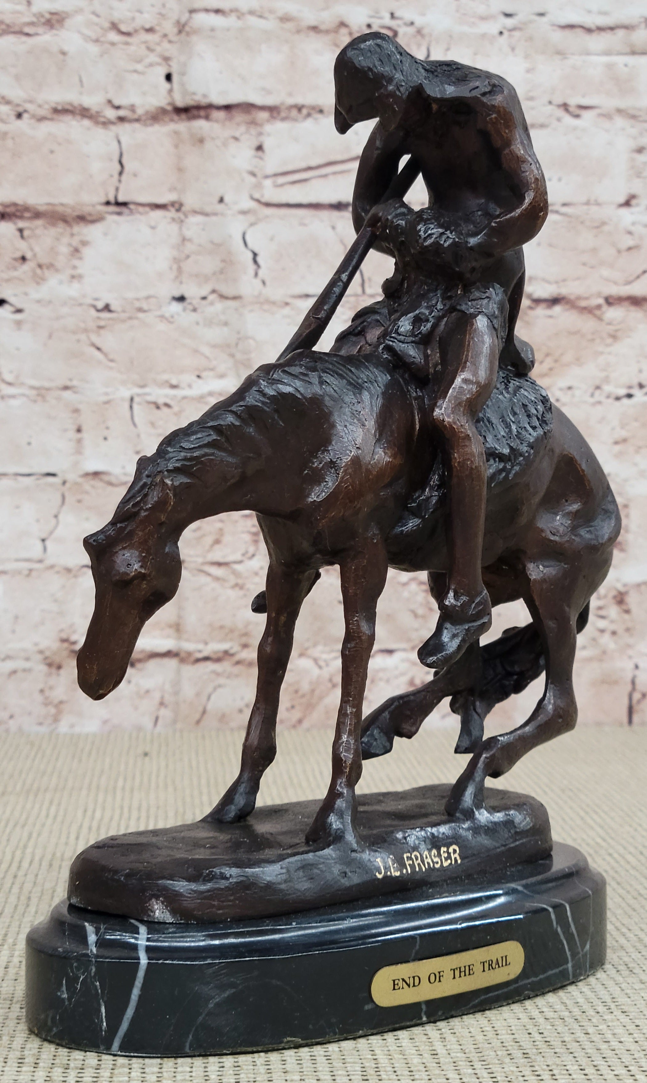 Bronze Replica of End of the Trail by J. E. Fraser