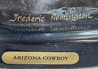 RANGER by Frederic Remington Cowboy on Horseback Bronze Sculpture Statue Country Western Art 9" x 8"