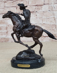 Thomas Trooper Bronze Sculpture Man Riding Horse SALE