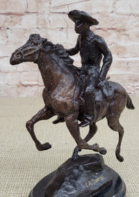 Thomas Trooper Bronze Sculpture Man Riding Horse SALE