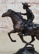 Thomas Trooper Bronze Sculpture Man Riding Horse SALE