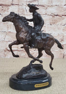Thomas Trooper Bronze Sculpture Man Riding Horse SALE