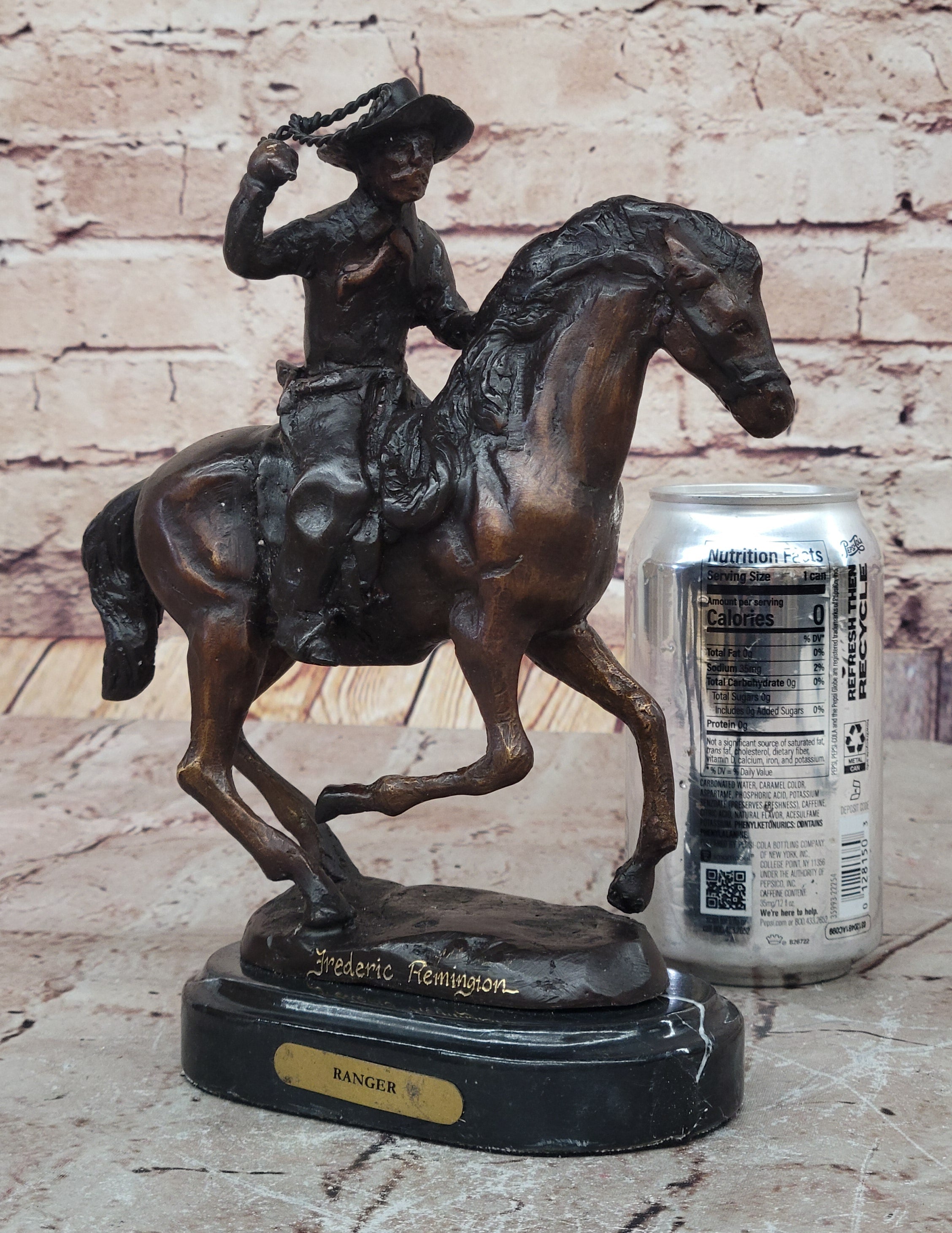 Ranger by Frederic Remington - Bronze Western Cowboy