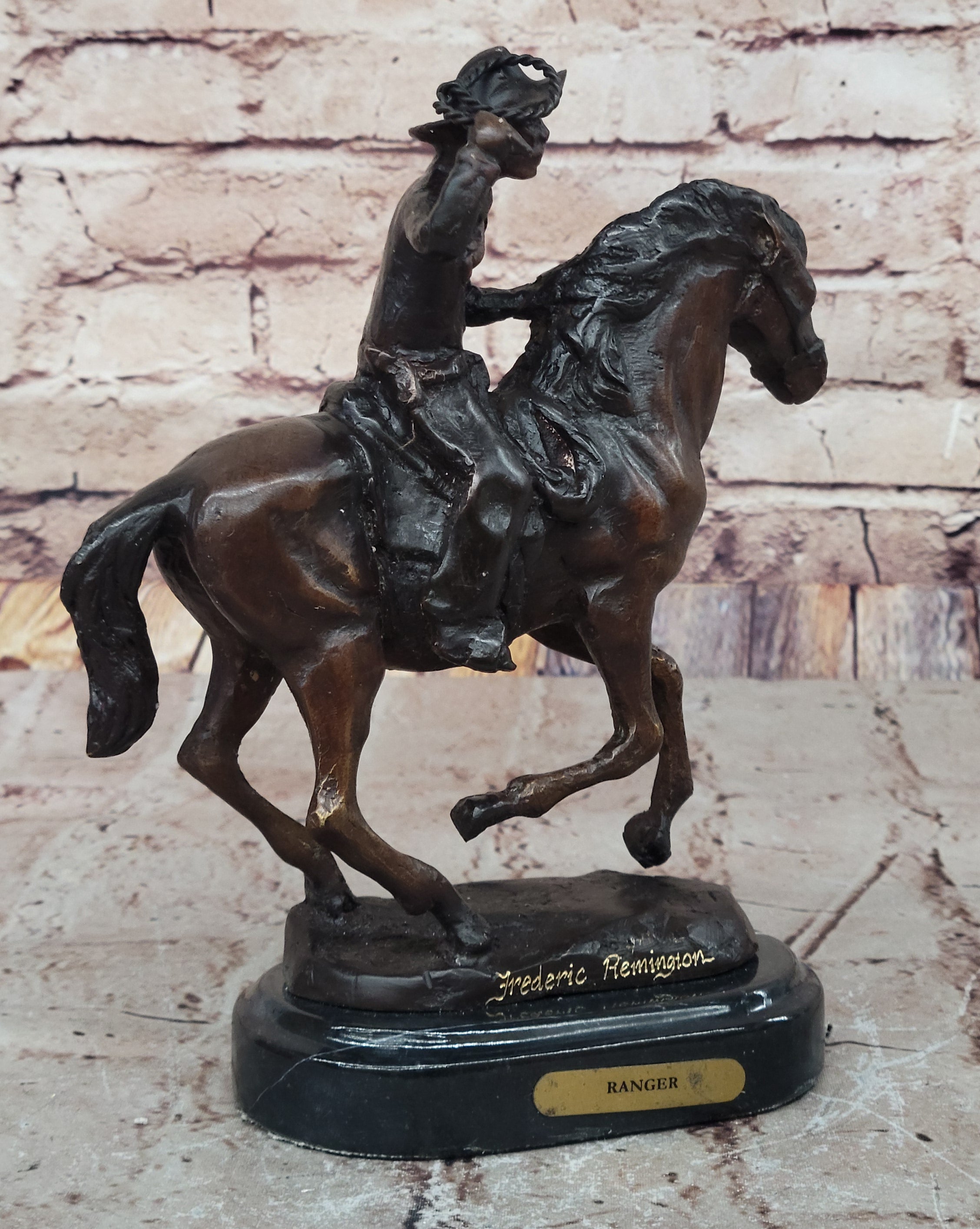 Ranger by Frederic Remington - Bronze Western Cowboy