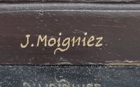 Bronze Sculpture Mare & Baby Horse Stallion Moigniez