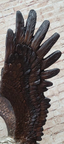 American Bald Eagle Bronze Sculpture 33" x 19" Marble Base