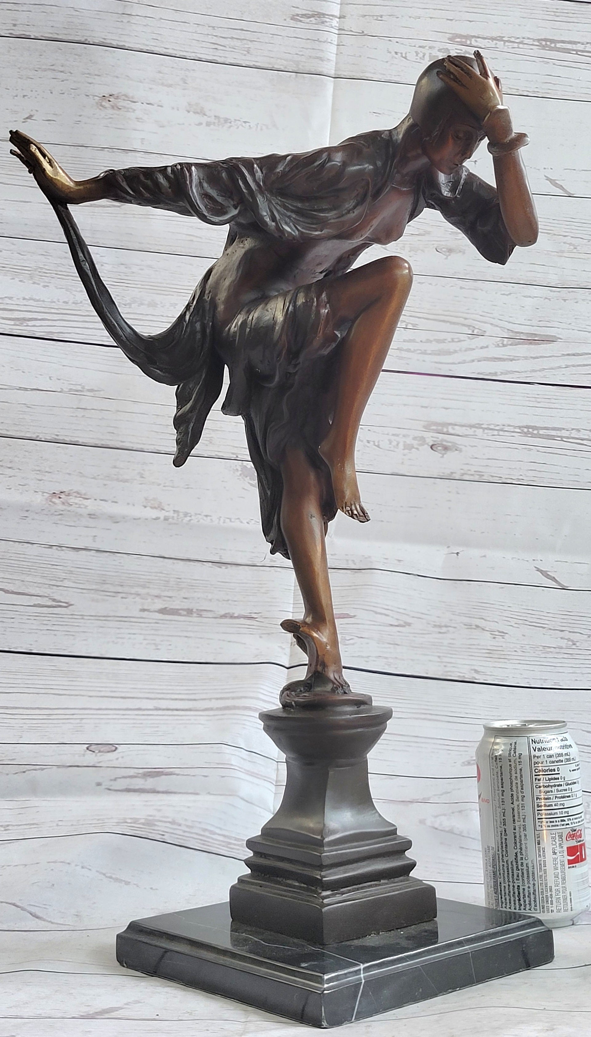 Ankara Snake Dancer Art Deco Bronze Sculpture Colinet Chiparus