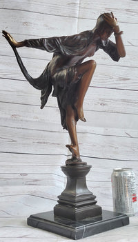 Ankara Snake Dancer Art Deco Bronze Sculpture Colinet Chiparus