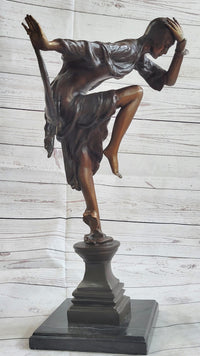 Ankara Snake Dancer Art Deco Bronze Sculpture Colinet Chiparus
