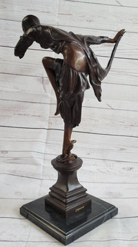 Ankara Snake Dancer Art Deco Bronze Sculpture Colinet Chiparus