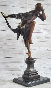 Ankara Snake Dancer Art Deco Bronze Sculpture Colinet Chiparus