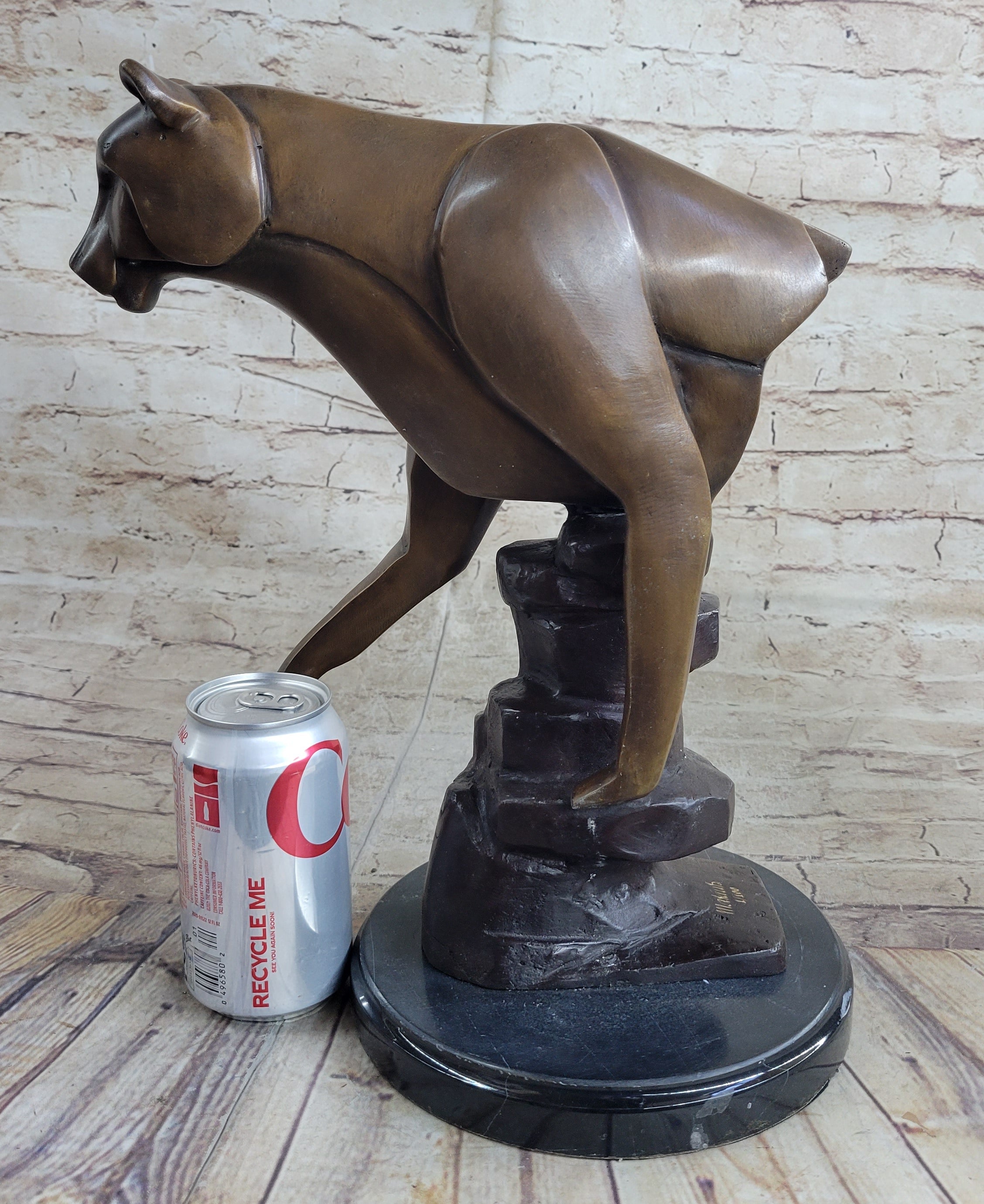 Limited Edition Marius Cougar Female Lion Bronze Sculpture
