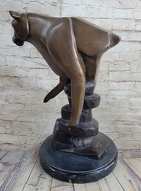 Limited Edition Marius Cougar Female Lion Bronze Sculpture